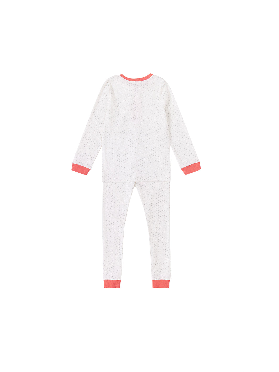 All Over Mini Heart Set - Winter white