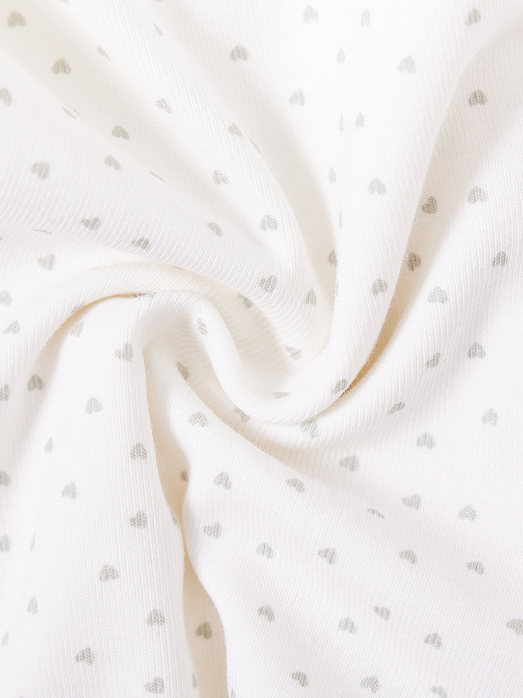 All Over Mini Heart Set - Winter white