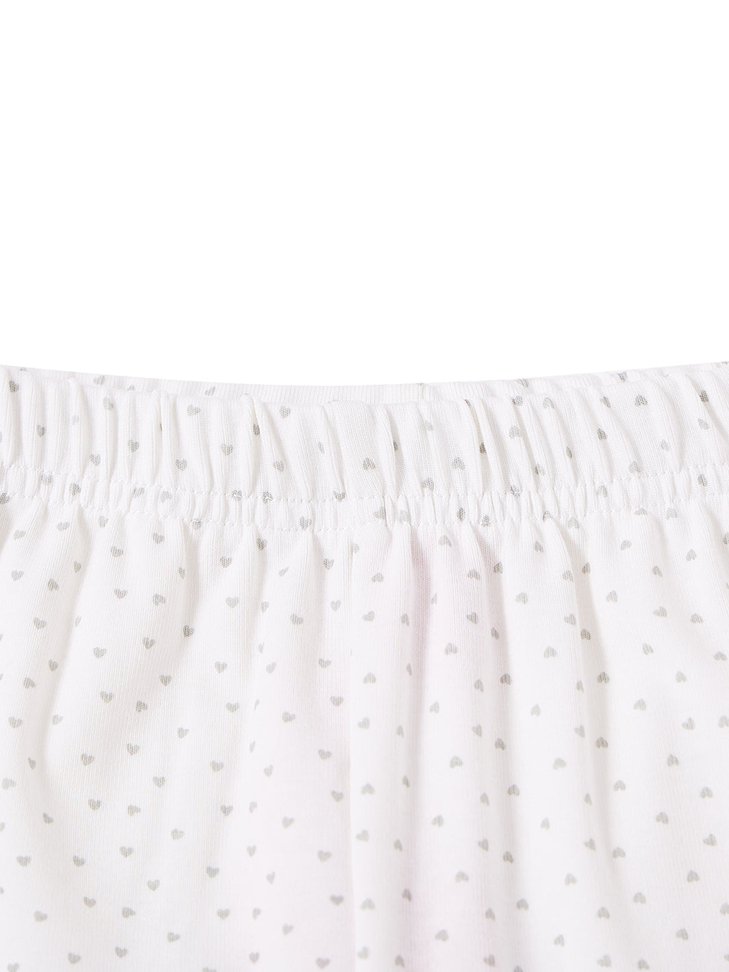 All Over Mini Heart Set - Winter white